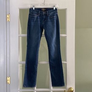 Lucky Sofia Straight Ankle Stretch Denim Jeans Size 25